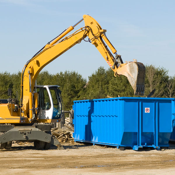 what size residential dumpster rentals are available in Taylor Wisconsin